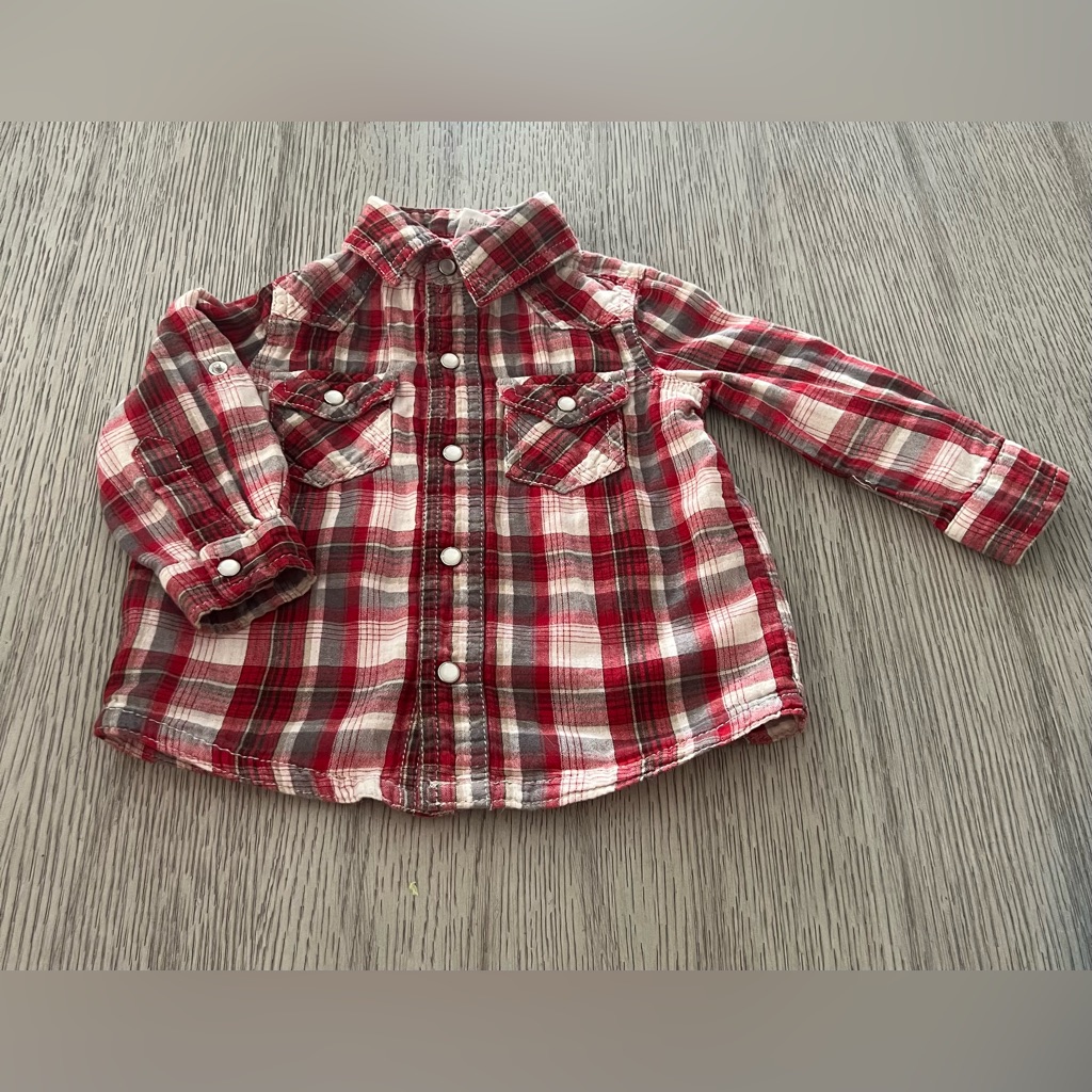 Koala Baby Toddler Hoy Long Sleeve Plaid Shirt